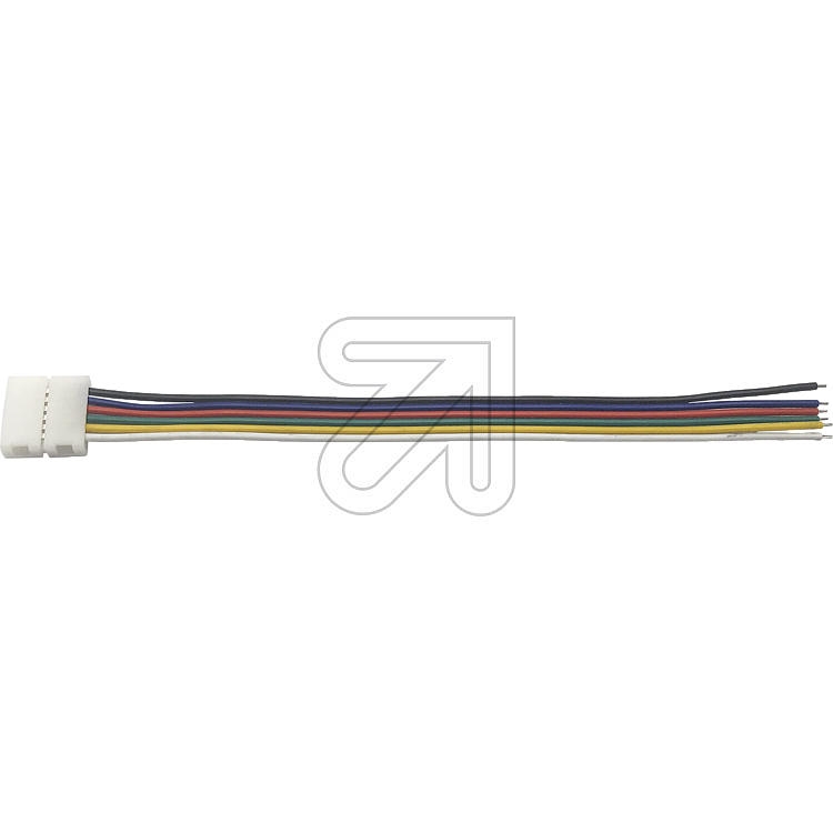 EGBClip-Flex-Einspeisung für RGB+CCT-Stripes 12mm (6-polig)Artikel-Nr: 689375