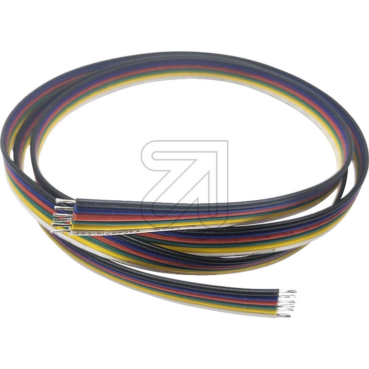 EGBribbon cable 6-pin. for RGB CCT strips, L1m (6-pin)Article-No: 689385