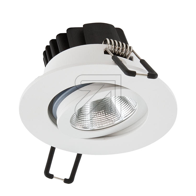 EVNLED recessed spotlight IP65 matt white 3000K 6W PCE650N60102Article-No: 689975