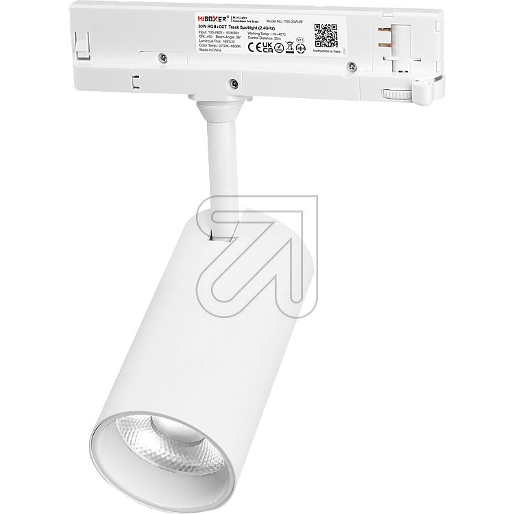 MiBoxer3-Ph.-LED-Strahler 36° Ra<90°, 30W RGB+CCT, weiß TS5-30W-RFArtikel-Nr: 694090