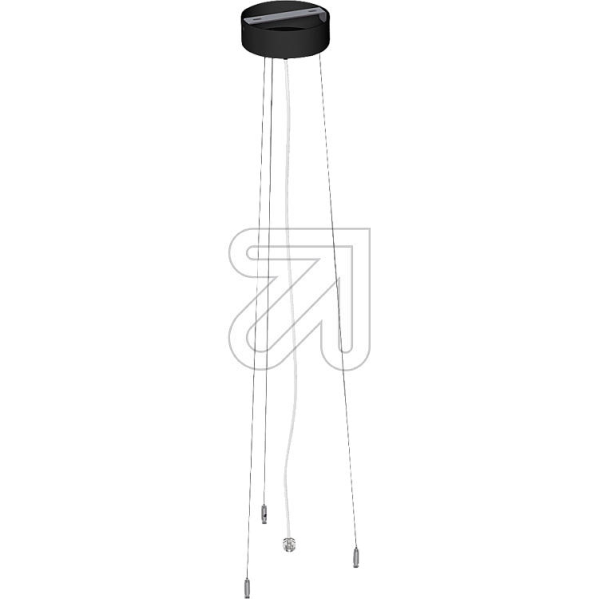EVN3-way cable suspension set L2.5m, black for item no. 695420, 695920, DUT3009SAHArticle-No: 695945
