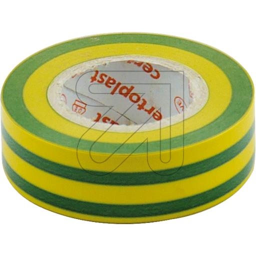 CertoplastInsulating tape green/yellow L10m/W15mm