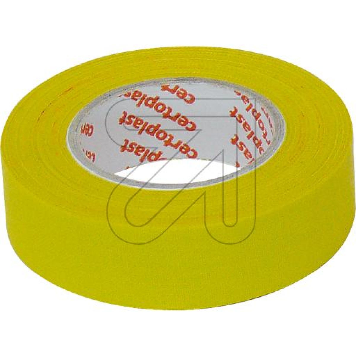 CertoplastFabric insulating tape yellow L10m/W19mm