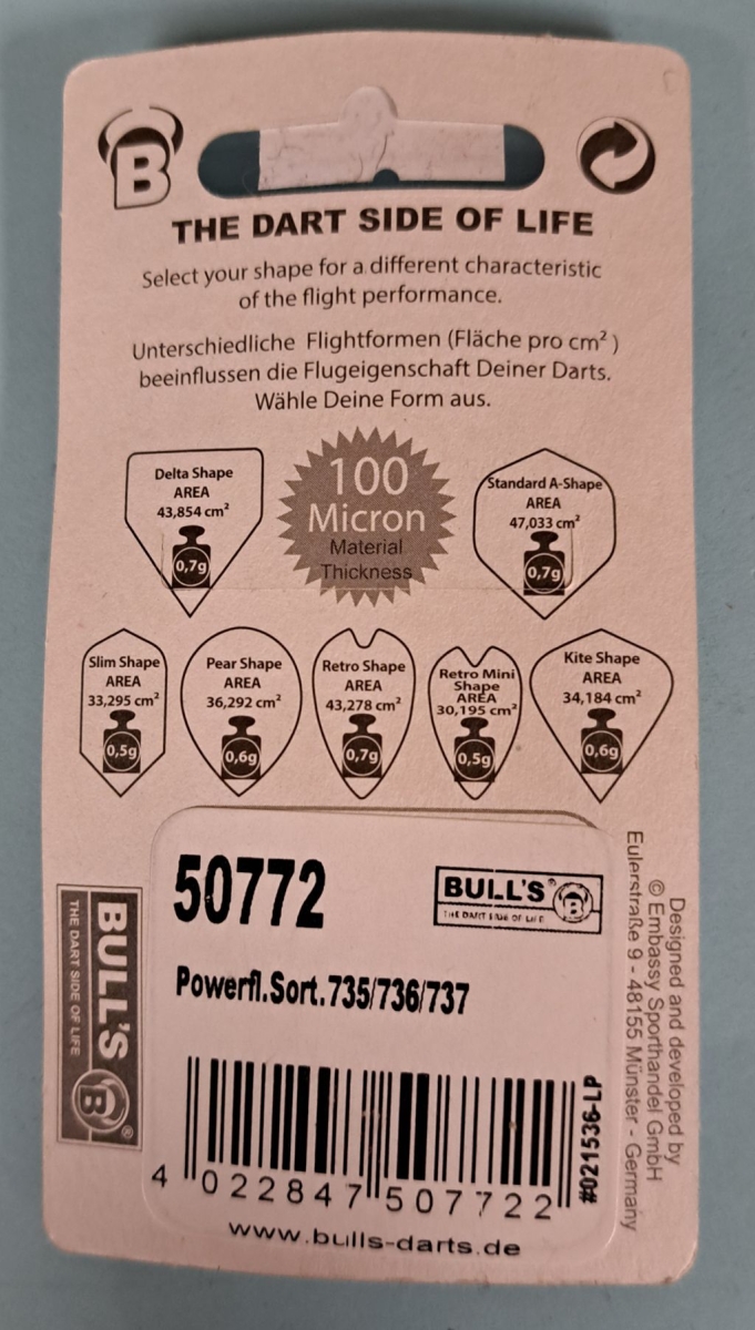 Embassy3 replacement wings Power Flite 3fArticle-No: 4022847507722