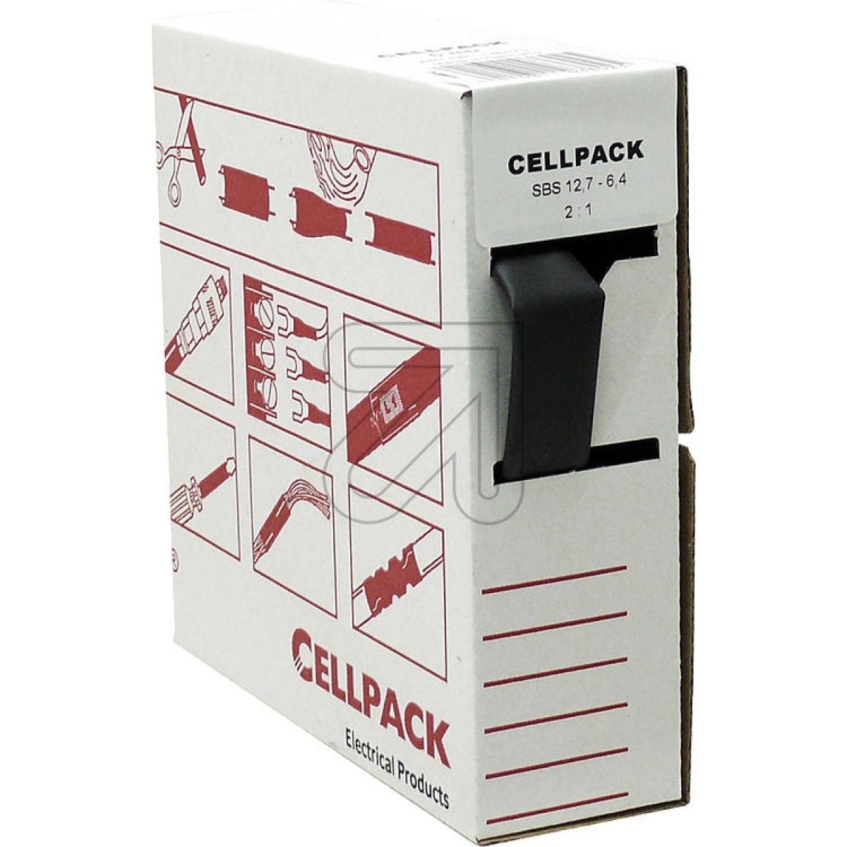 CellpackShrink tubing 12.7-6.4, content 5m