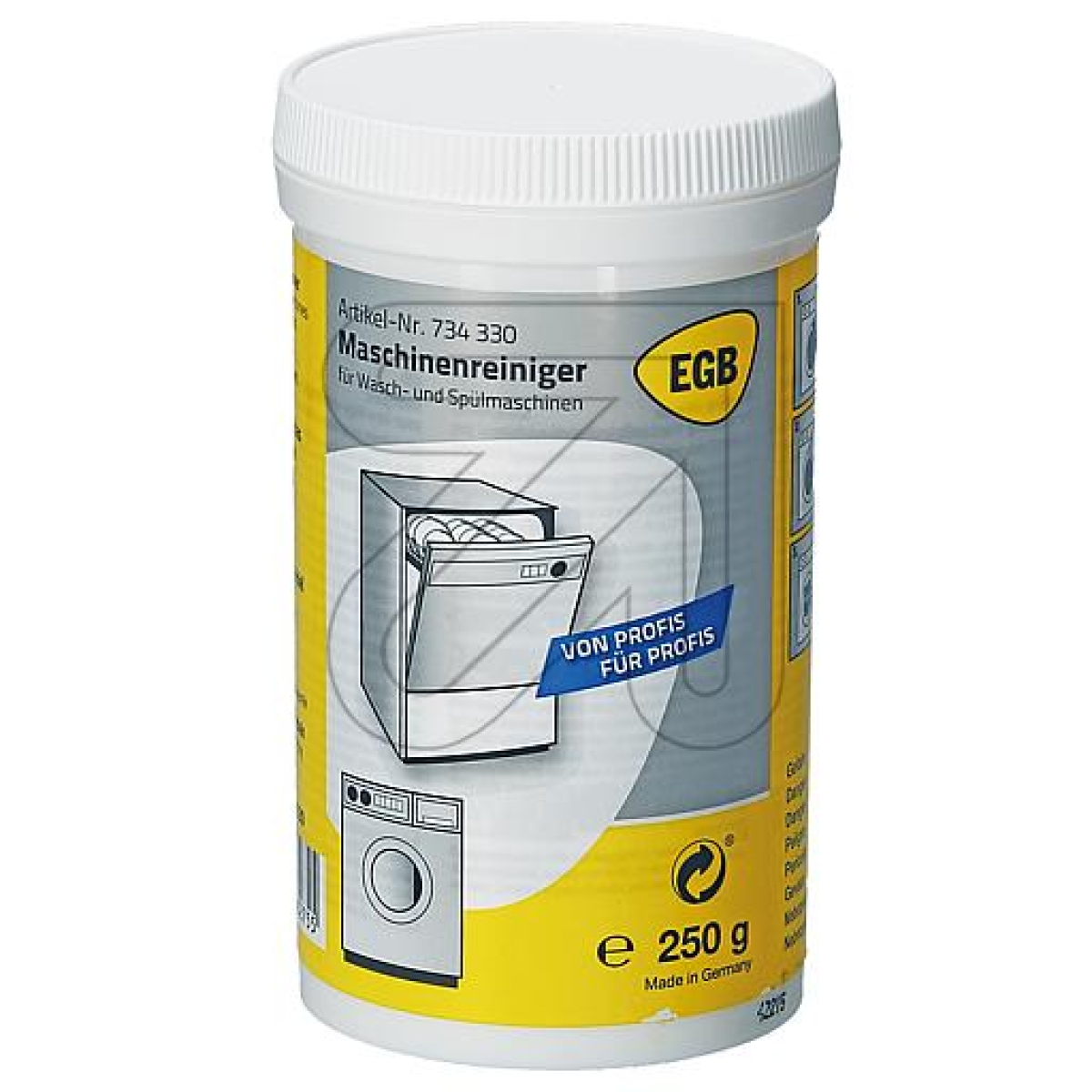 EGBMachine cleaner 250g-Price for 0.2500 kgArticle-No: 734330