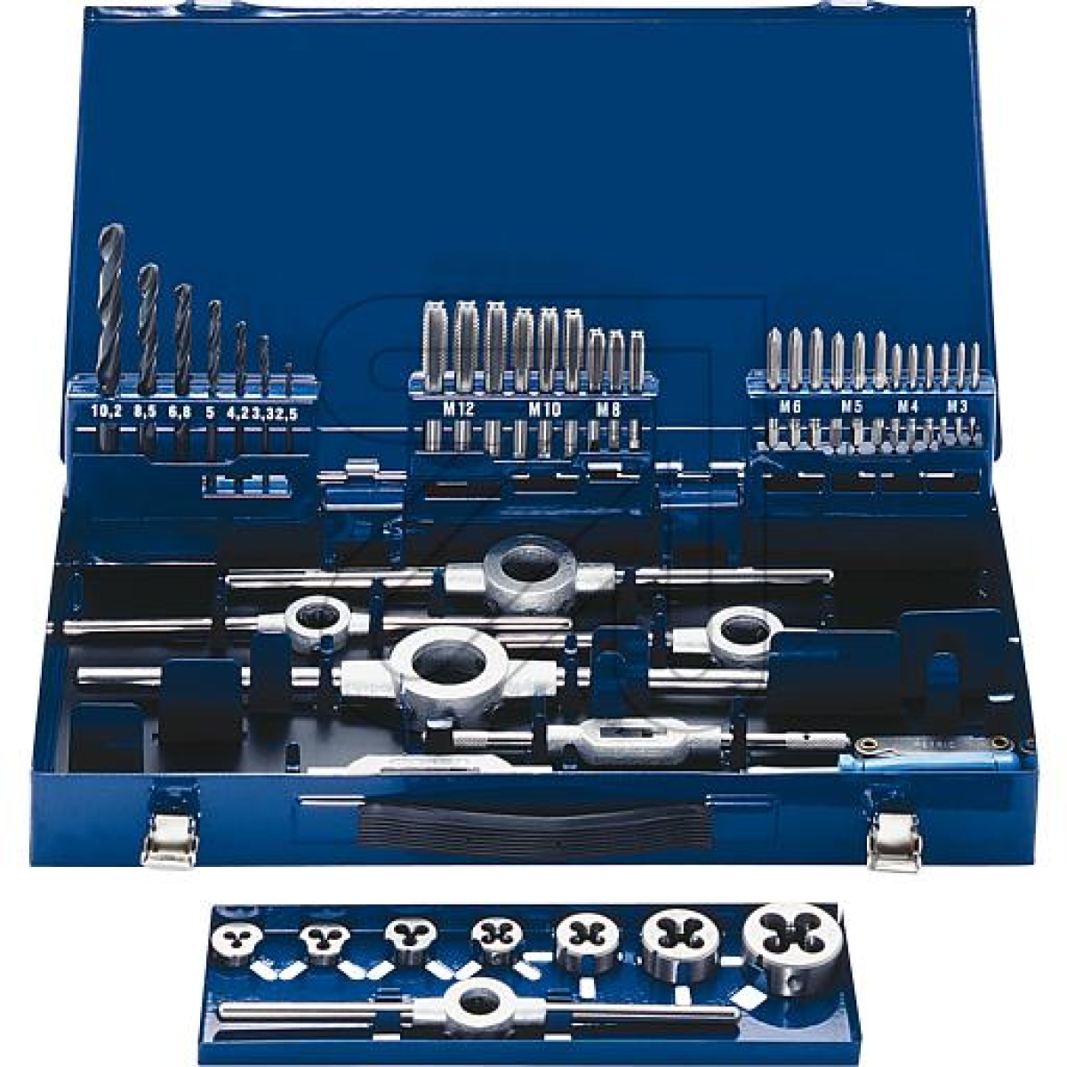 EXACTThread cutting tool set 42 pcs. 10731Article-No: 750995