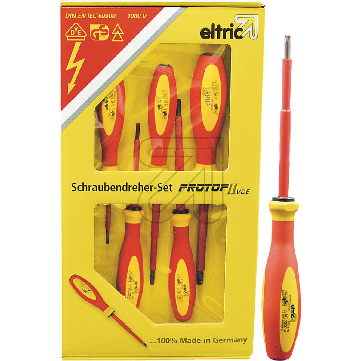eltricVDE Torx screwdriver set 5 pieces