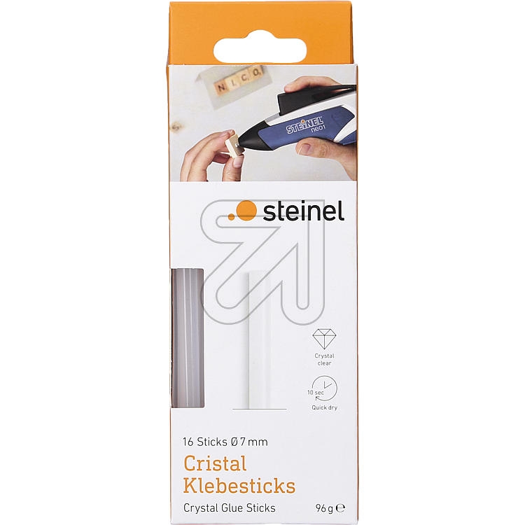 STEINELGlue sticks 7mm Cristal 96 G, 16 pieces-Price for 16 pcs.Article-No: 758130