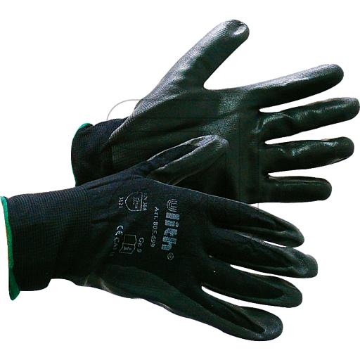 BurmannNitrile work gloves size. 8