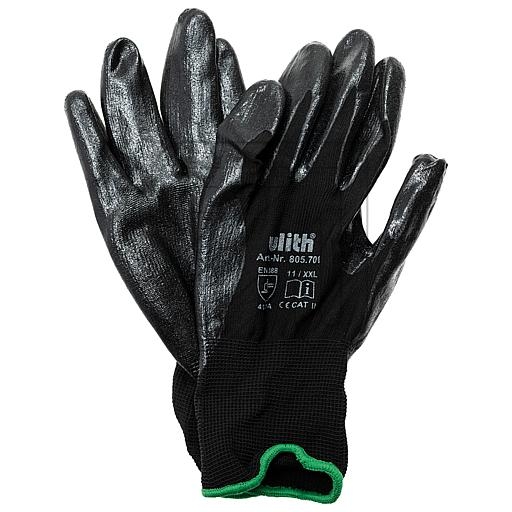 BurmannNitrile work gloves size. 11