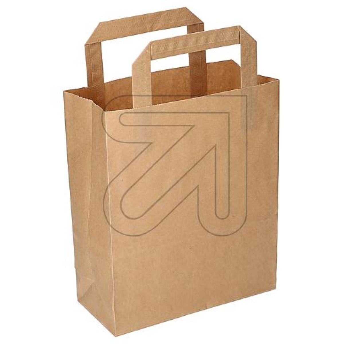 Paper carrier bag 180x80x220mm brown 70g/m2-Price for 500 pcs.Article-No: 782060