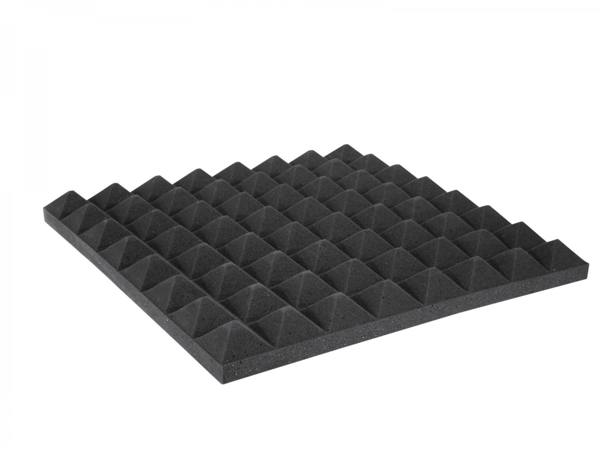 OMNITRONICAccoustic Foam, Pyramid 50mm, 50x50cm