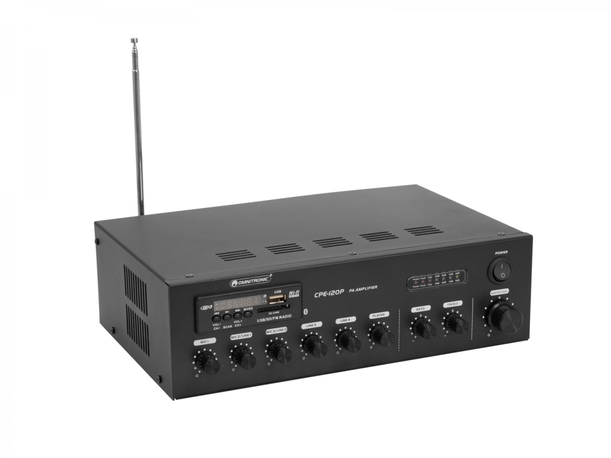 OMNITRONICCPE-120P PA Mixing AmplifierArticle-No: 80709607