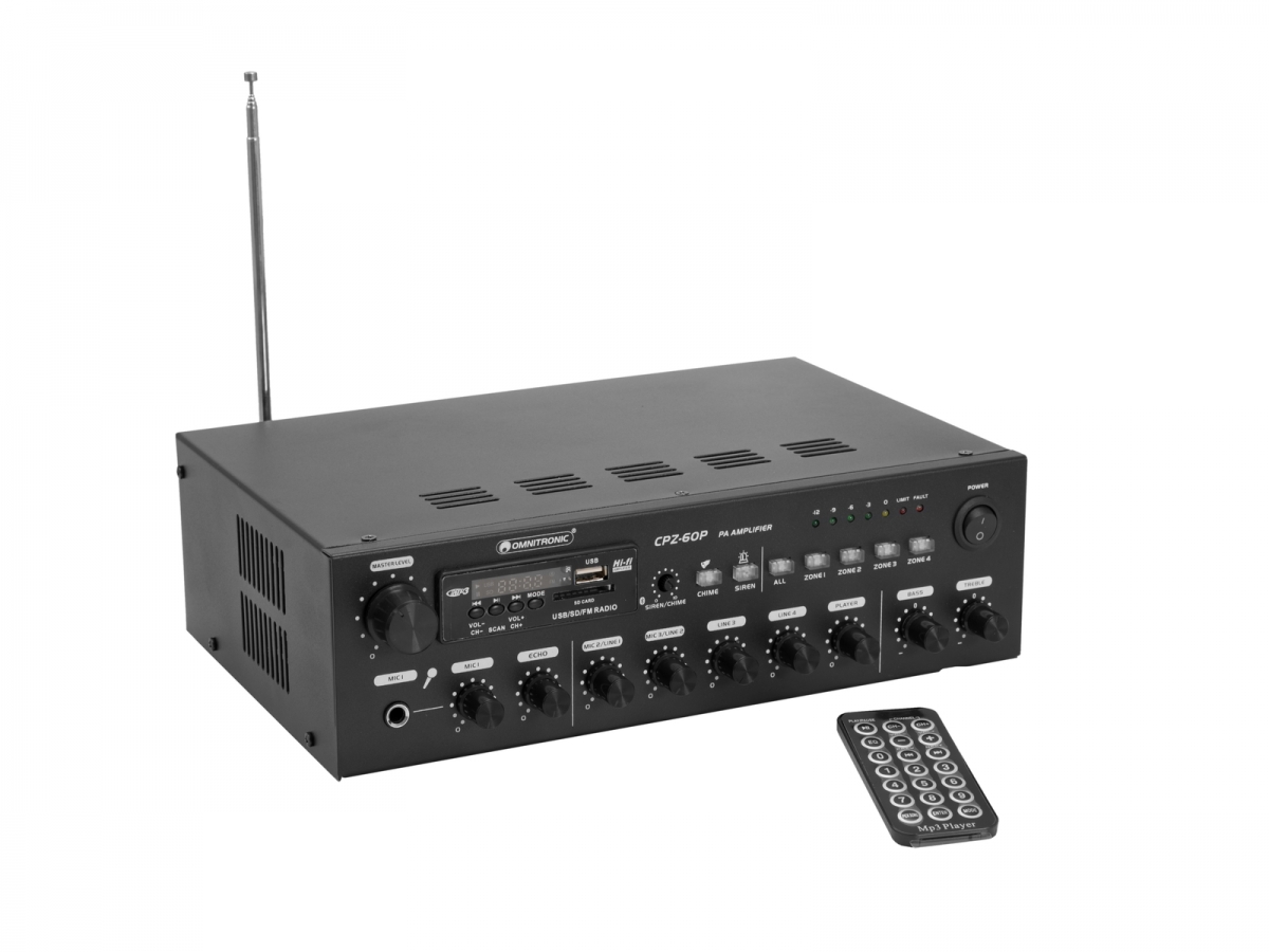 OMNITRONICCPZ-60P PA Mixing AmplifierArticle-No: 80709703