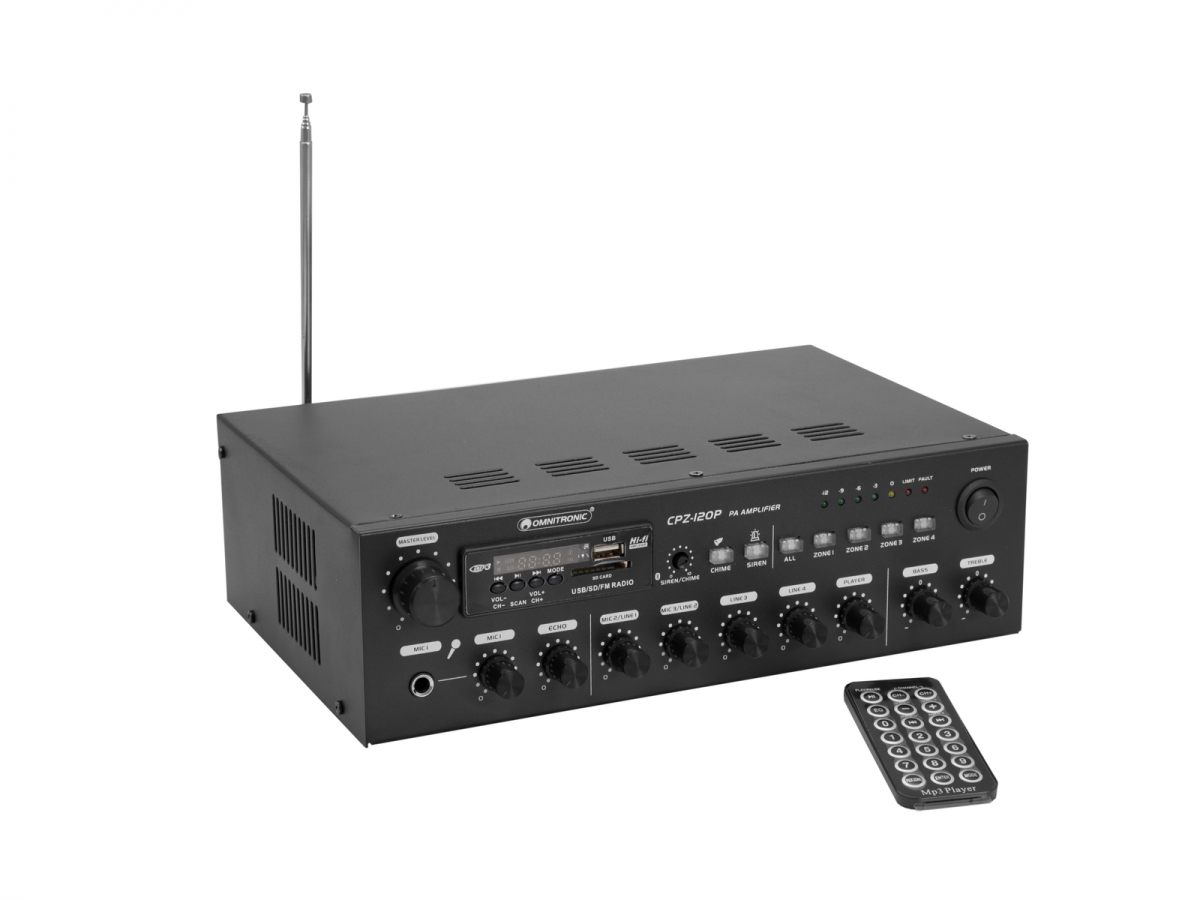 OMNITRONICCPZ-120P PA Mixing AmplifierArticle-No: 80709704