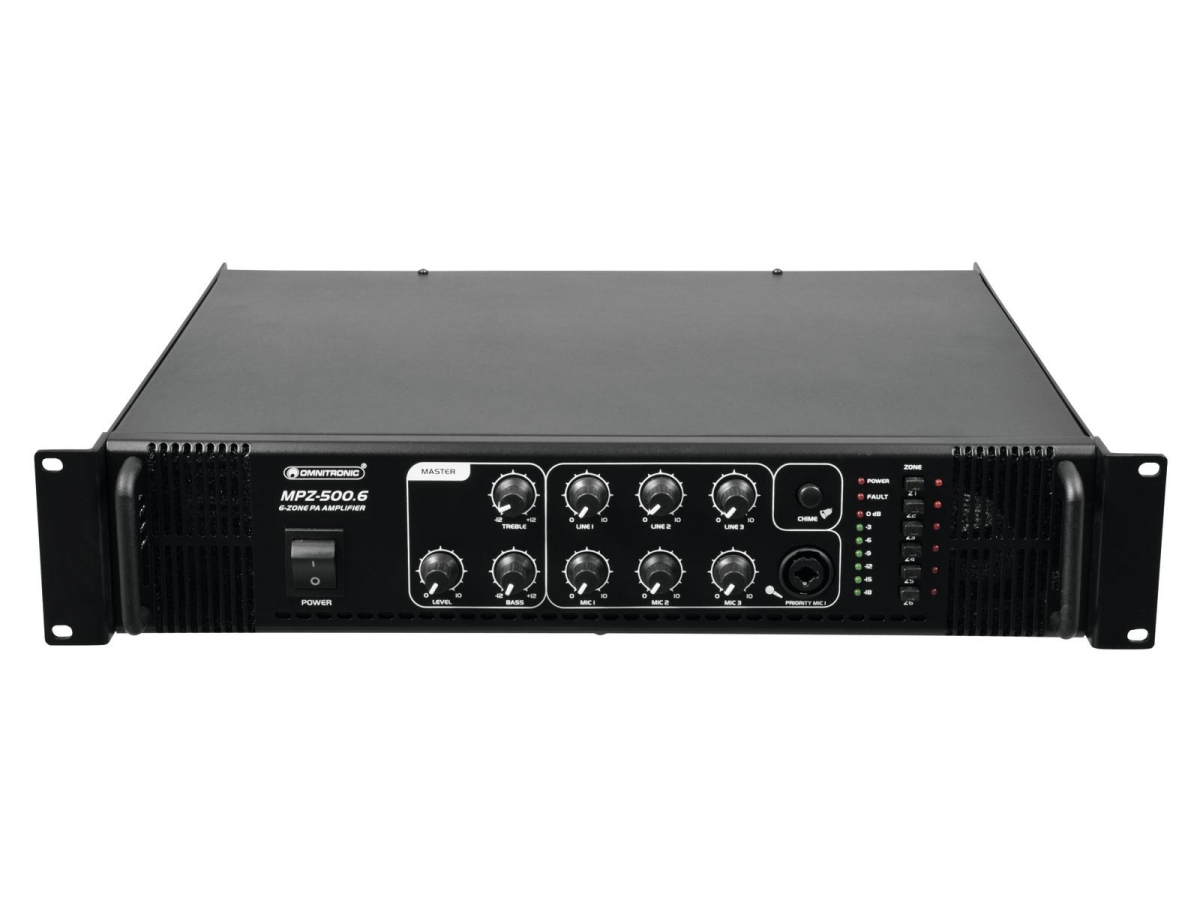 OMNITRONICMPZ-500.6 PA Mixing Amplifier