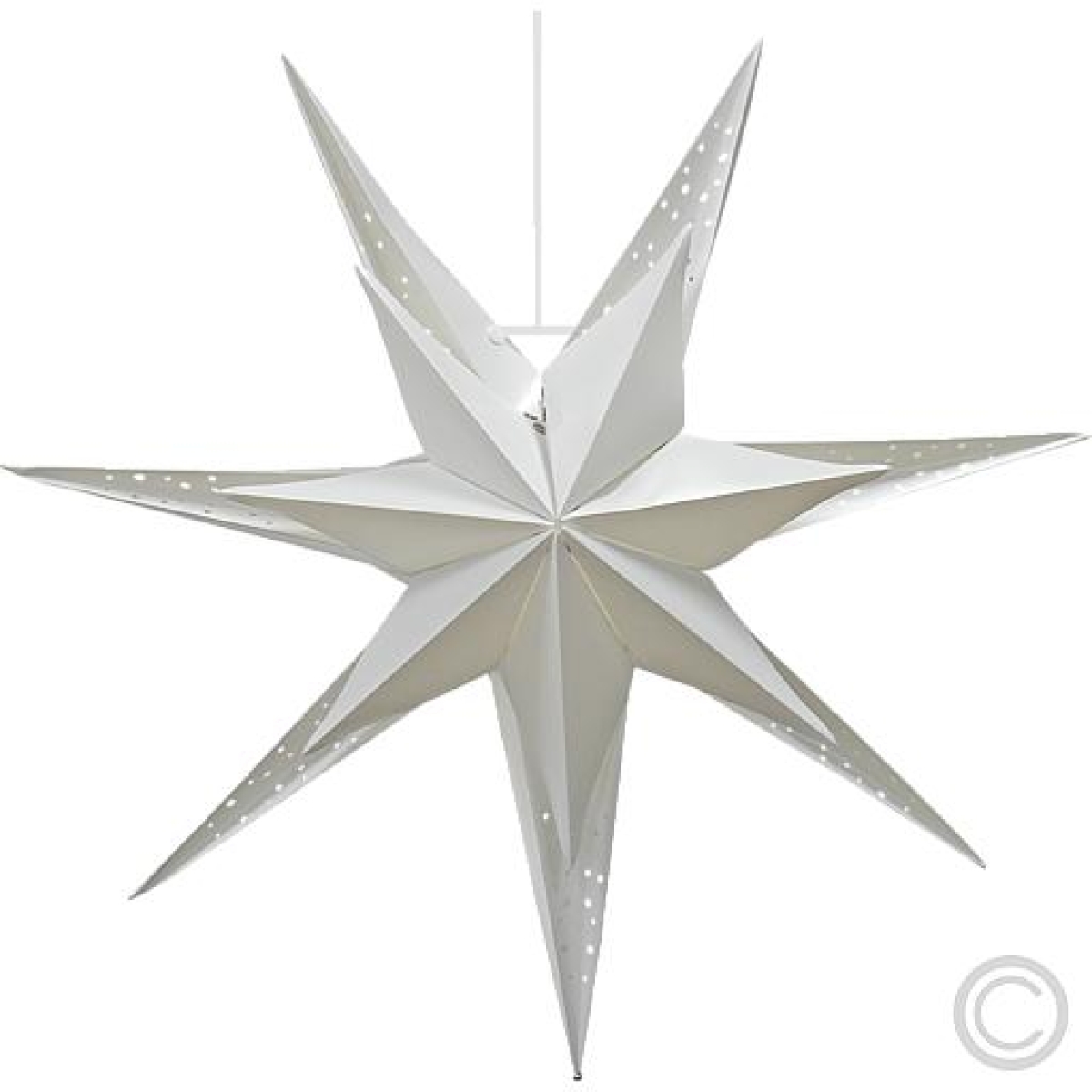 HellumLED-Kunststoff-Stern für innen und außen 1 LED 63x63cm weiß 578720Artikel-Nr: 820160
