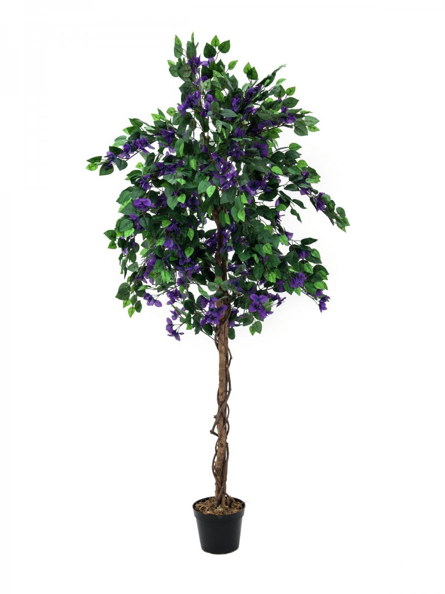 EUROPALMSBougainvillea, lavendel, Kunstpflanze, 150cm