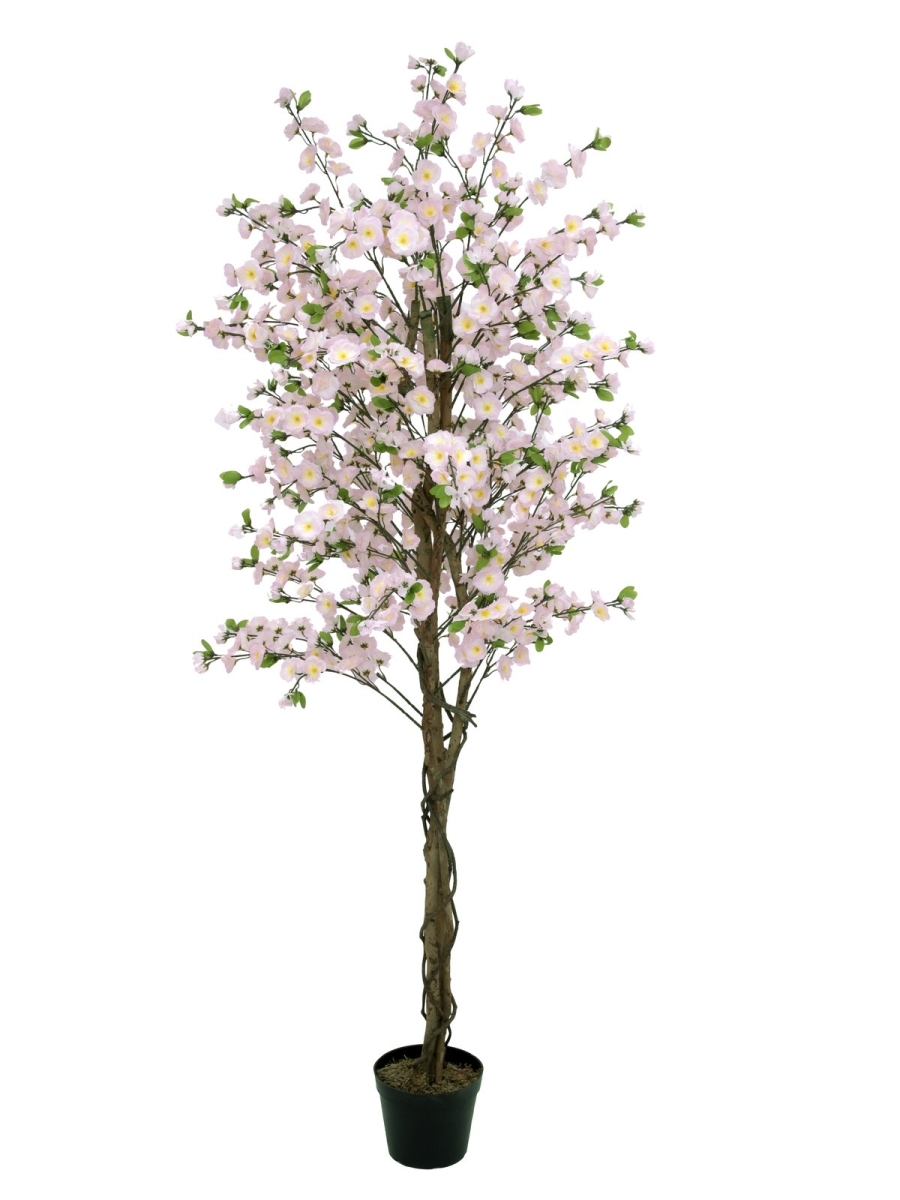 EUROPALMSCherry tree with 3 trunks, artificial plant, pink, 180 cmArticle-No: 82507835
