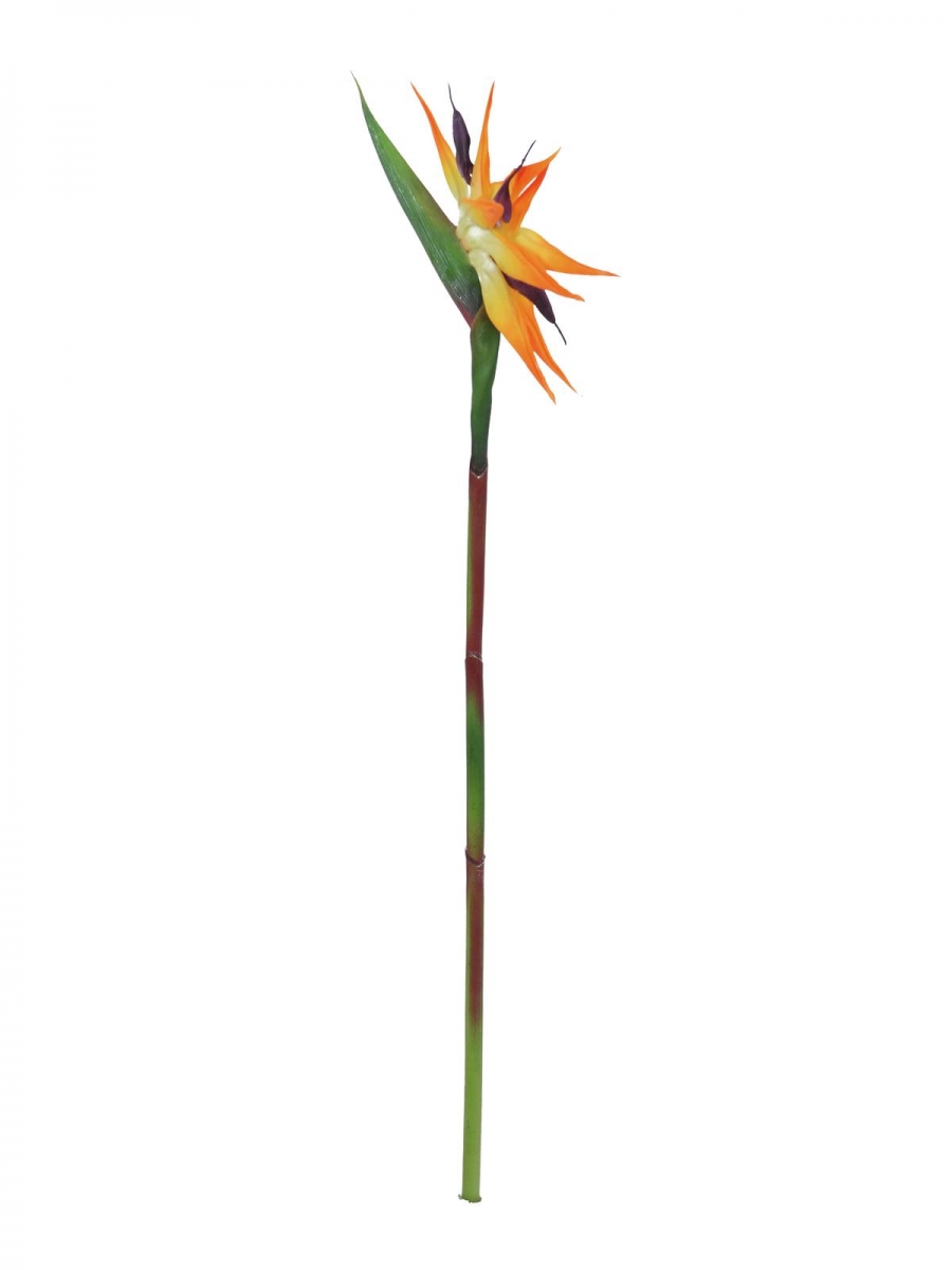 EUROPALMSParadiesvogel-Blume, Kunstpflanze, orange, 95cm