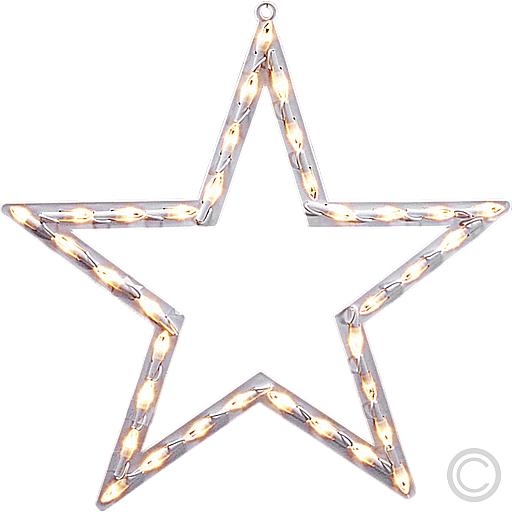 KonstsmideLED window silhouette star 35 LEDs warm white 50x47cm 2164-010Article-No: 830655