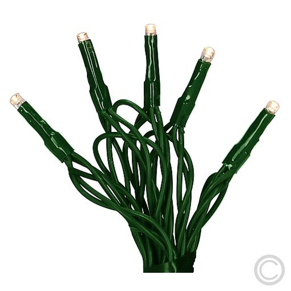 KonstsmideMicro LED light chain 200 flg. ww, green cable 6355-120Article-No: 831035