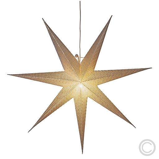 KonstsmidePaper Christmas star foldable 1 flame 78x78cm silver 5901-300Article-No: 831450