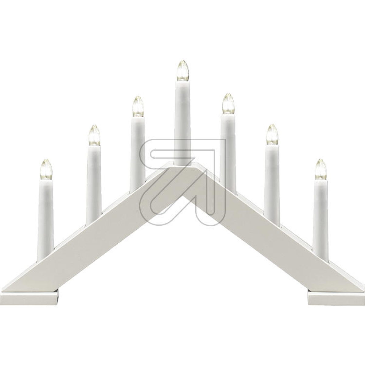 KonstsmideWooden candlestick 7 bulbs matt white 3985-205Article-No: 832095