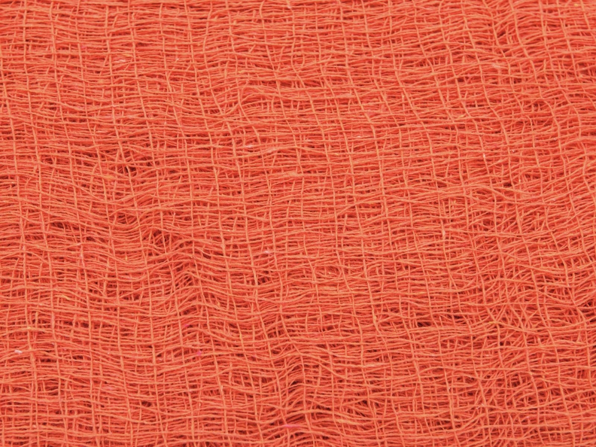 EUROPALMSDekogewebe, grob, orange, 76x500cm