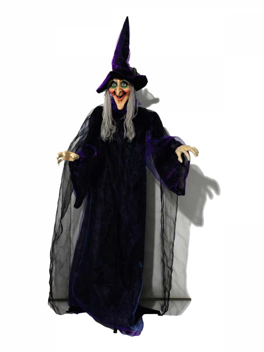 EUROPALMSHalloween figure Witch, animated 175cm