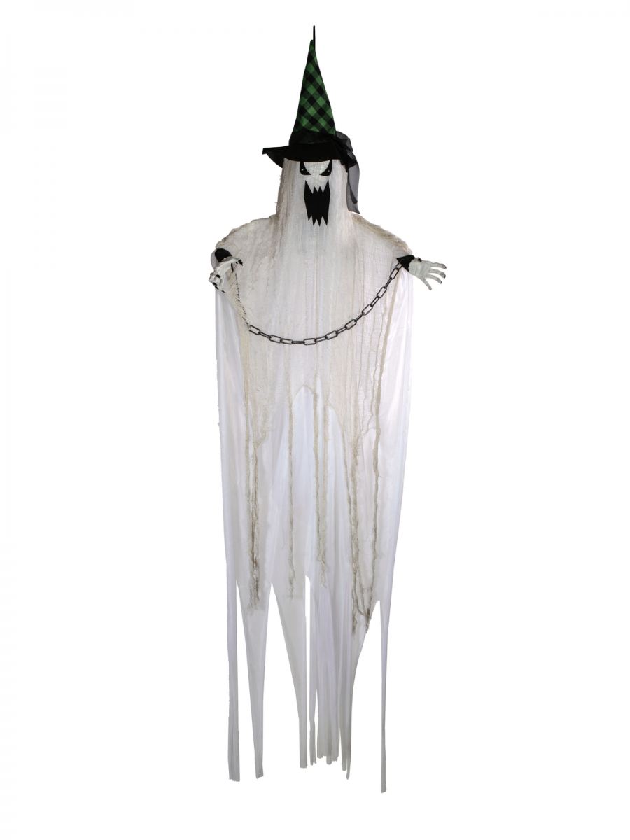 EUROPALMSHalloween Ghost, hanging, animated, 183cm