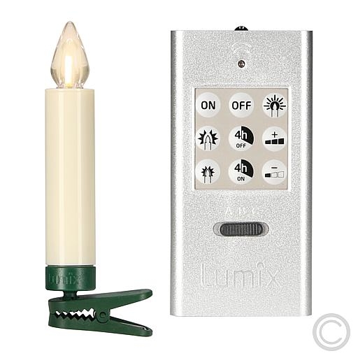 Lumix12 Kabellose Batteriebetriebene LED-Kerzen Lumix Superlight Flame 77122Artikel-Nr: 833480