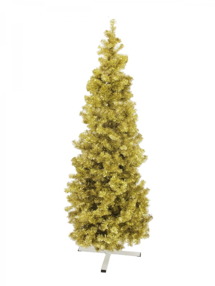 EUROPALMSFir tree FUTURA, gold metallic, 210cm