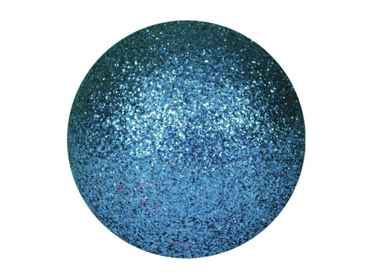 EUROPALMSDeco Ball 3,5cm, blue, glitter 48x