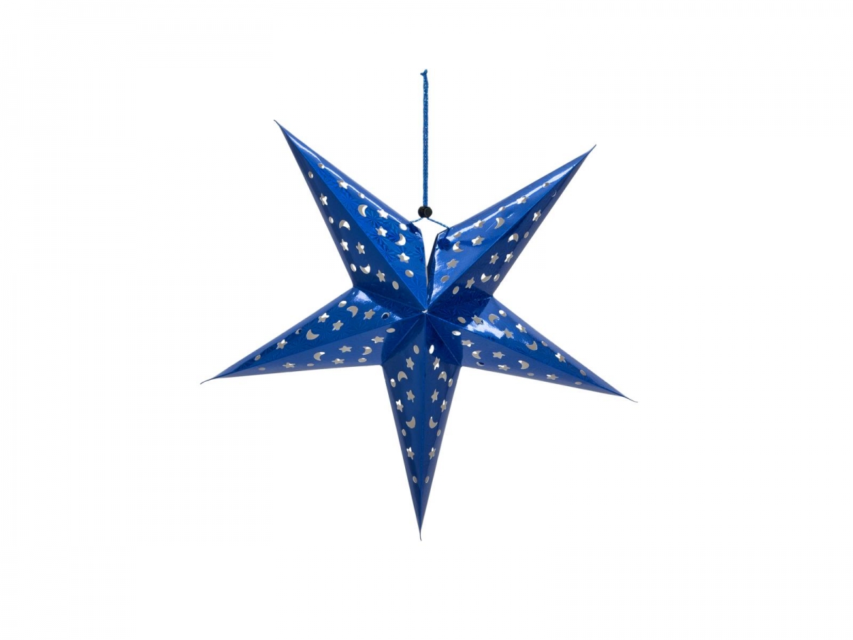 EUROPALMSStar Lantern, Paper, blue, 50 cmArticle-No: 83502284