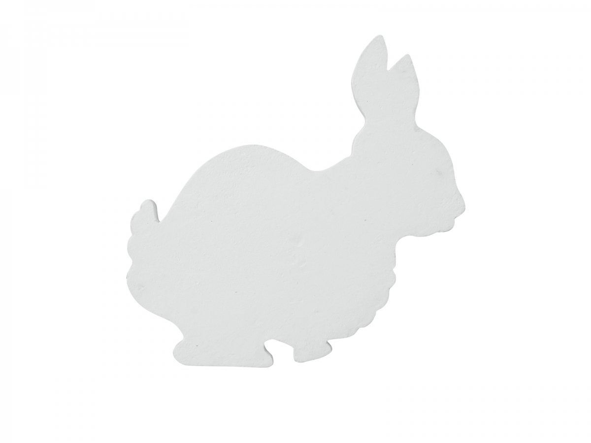 EUROPALMSSilhouette Bunny, white, 56cm