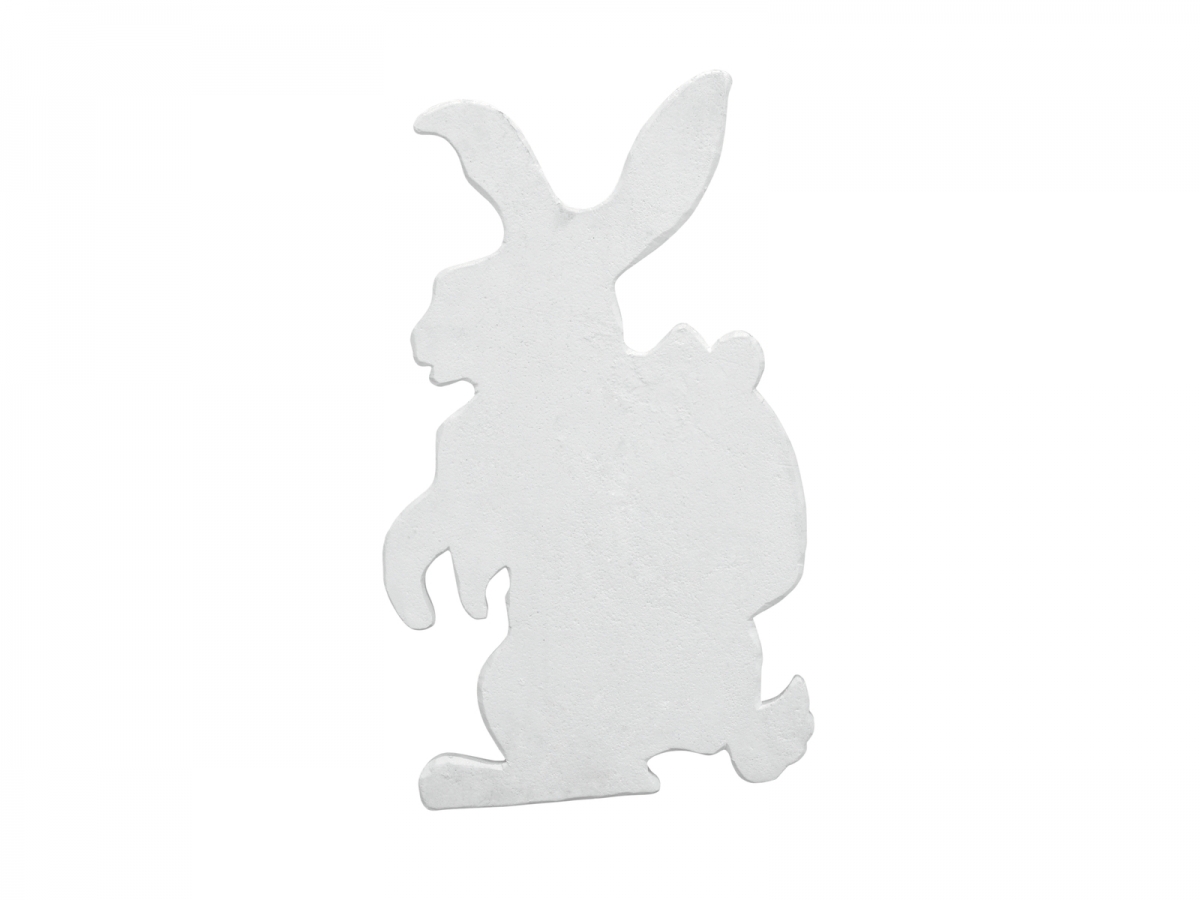 EUROPALMSSilhouette Easter Rabbit, white, 60cm