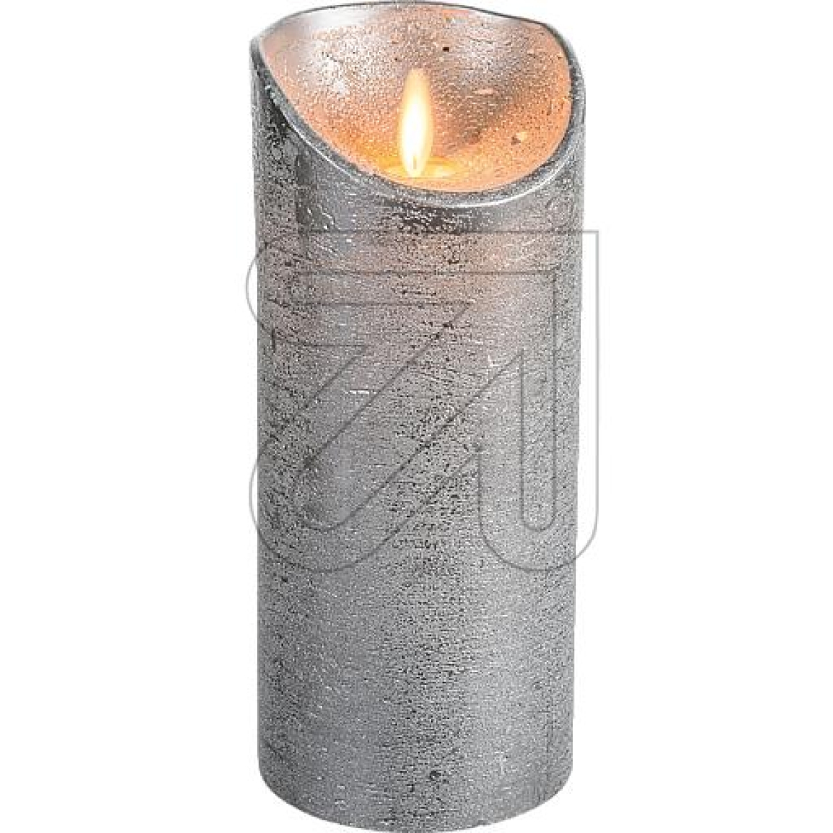 LUXALED candle 18cm silver 44500