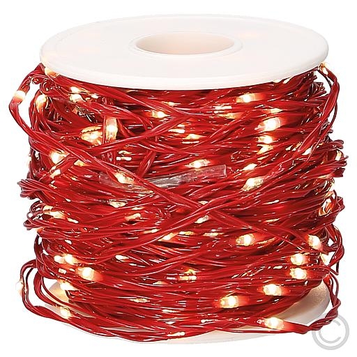 LUXAMicro LED light chain Professional 500 flg. warm white, red metal wire 55421Article-No: 836450