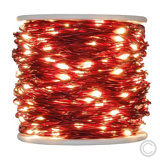 LUXAMicro LED light chain Professional 500 flg. amber, red metal wire 55483Article-No: 836455