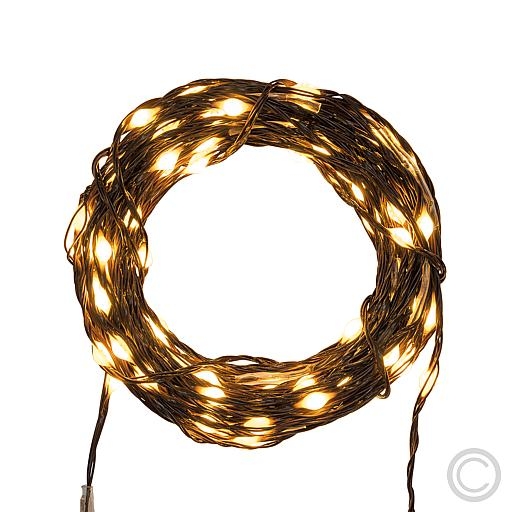 LUXAMHB LED light chain Professional 500 flg. amber, brown metal wire 55117Article-No: 836485