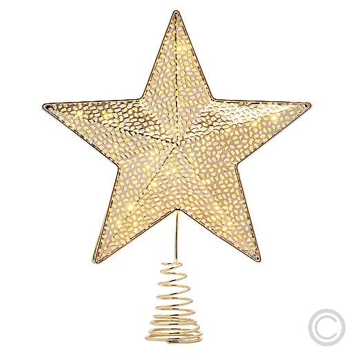 LUXALED tree top star 25cm champagne-colored 23 LEDs warm white 63402Article-No: 837320