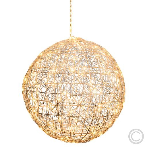LUXALED sphere 35cm 240 amber-colored 240 LEDs amber Ø 35cm 63518Article-No: 837410