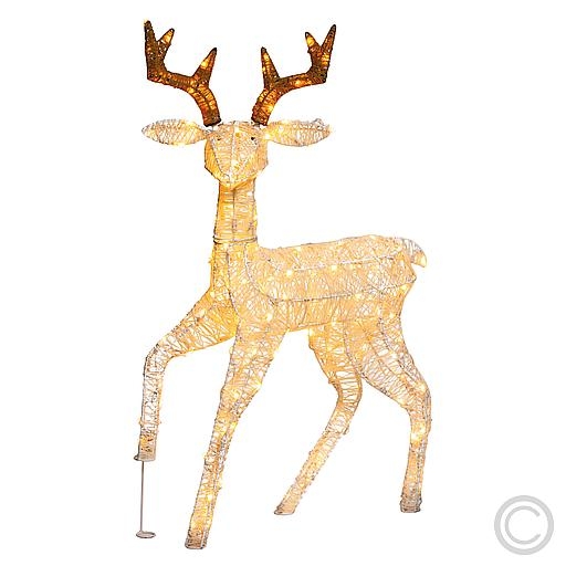 LUXALED metal reindeer 160 LEDs amber 50x85cm 63877Article-No: 837415