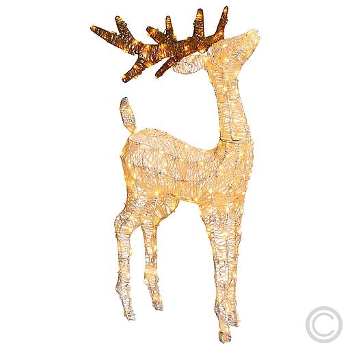 LUXALED metal reindeer 200 LEDs amber 50x95cm 63884Article-No: 837420