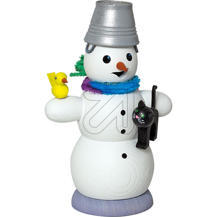 Drechslerei KuhnertRM snowman with cat 35032Article-No: 838935