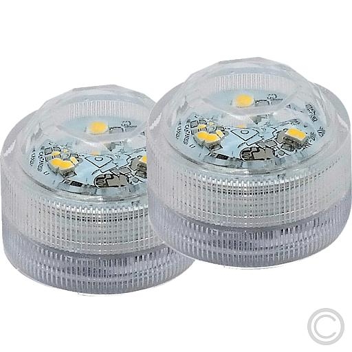 SAICOPower Teelichter 2er-Set 2x3 LEDs warmweiß Ø 3x2cm CW28-5750Artikel-Nr: 839120