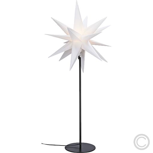 SAICOLED-Kunststoff-Leuchter Weihnachtsstern Ø 24x62cm weiß 1 LED CAS30194Artikel-Nr: 839545