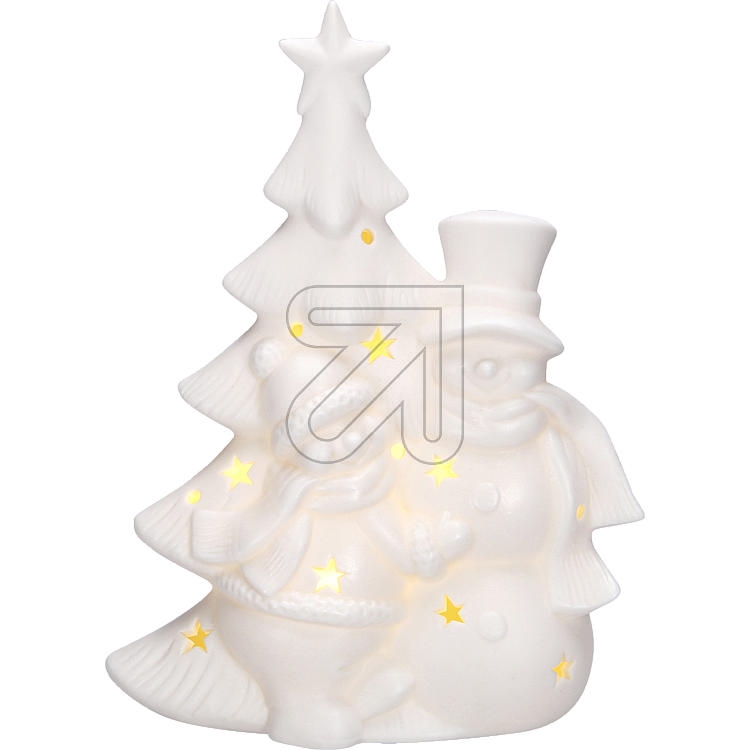SAICOPorzellan-Weihnachtsbaum mit Schneemännern CW34-2160